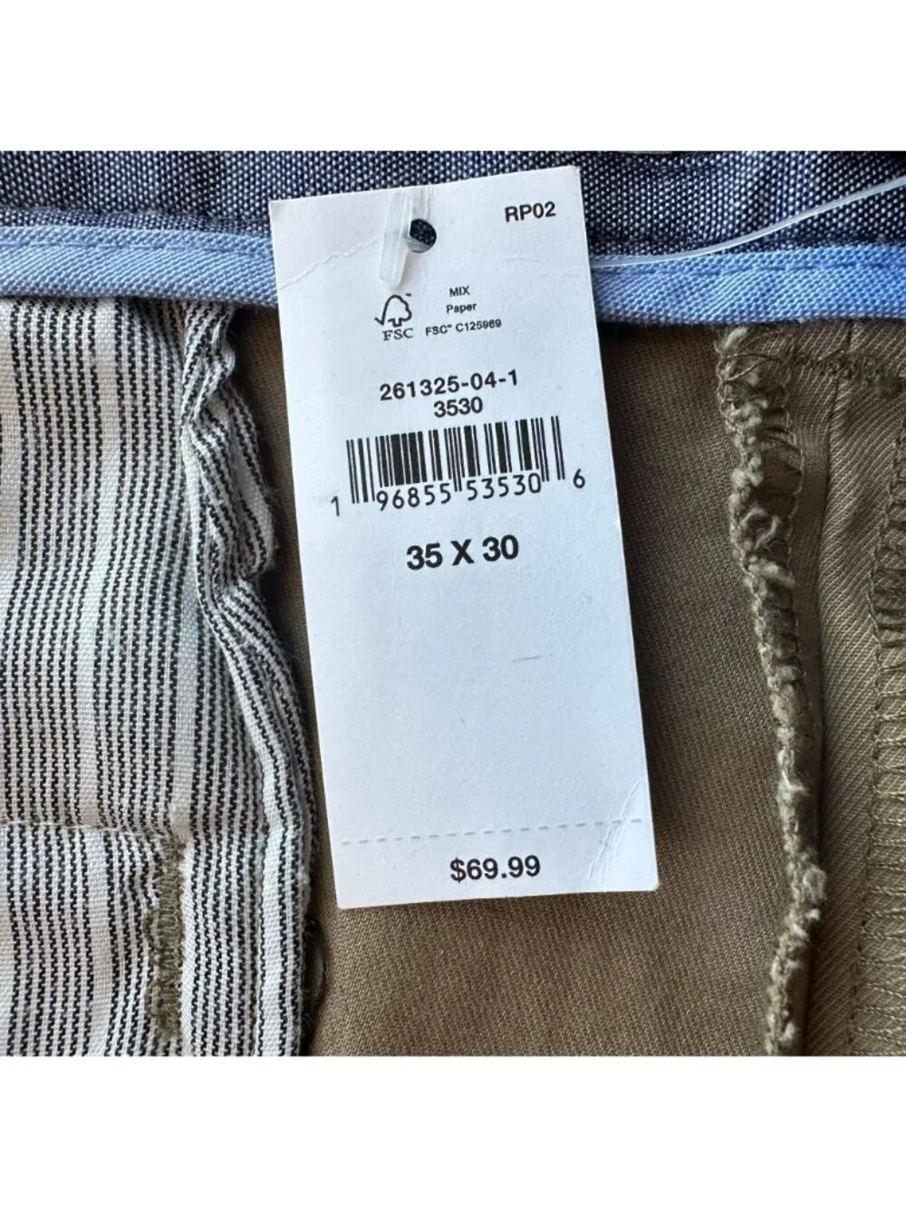 Banana Republic Factory Men's Tan Chinos